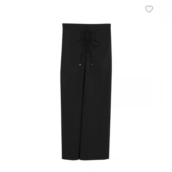 🆕 R VICTORIA'S SECRET VS SWIM BEACHWEAR CONVERTIBLE COVER-UP DRESS SKIRT BLACK L - Picture 5 of 16